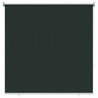 vidaXL Außenrollo 90% UV-Block Dunkelgrün 140 x 140 cm HDPE - Grün