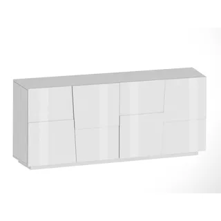 Home Affaire Pongo 200 x 86 x 44,2 cm Weiß hochglanz
