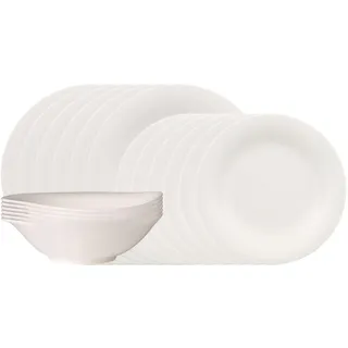 Villeroy & Boch Essential Kombiservice 18-tlg. Weiß