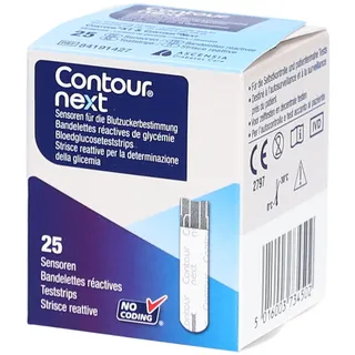 Contour® Next Sensoren Teststreifen 25 St 25 St Teststreifen