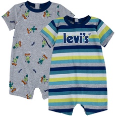 Levi's Kids pineapple print and stripe Baby Jungen Light Grayheather 3 Monate
