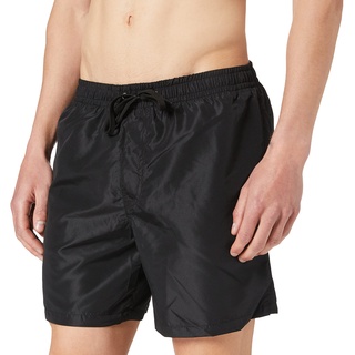 Build Your Brand Herren BY153-Recycled Swim Shorts Badehose, Black, 3XL