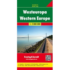 Westeuropa 1 : 2 000 000. Autokarte