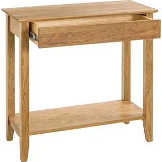 HAKU Konsolentisch Eiche 75,0 x 35,0 x 75,0 cm braun