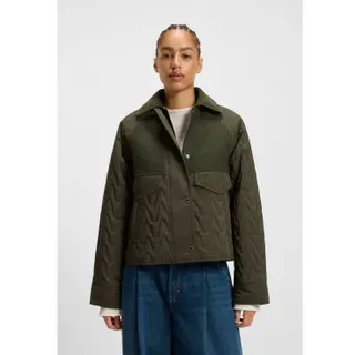 BOSS für Damen. 50547326 Pabori Jacke grün (L), Lässig, Polyester