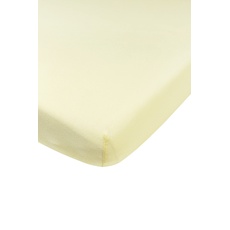 Bild von Baby Spannbettlaken Kinderbett - Uni Soft Yellow - 70x140cm - Einzelpackung