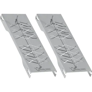 BBQ-Toro Räucherbrett 2 Stück Edelstahl silber