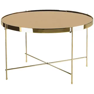Beliani Lucea Gold Glas rund 63 x 38 cm