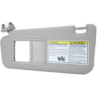 Auris Sonnenblende Fahrerseite,Sonnenblende Fahrerseite,Sonnenblende Links,Auto-Sonnenschutz-Sonnenblende,Linke Fahrerseitige Sonnenblende 74320‐42501 - B2 Auto-LKW-Teile Ersatz Für 2006‐2009 Grau