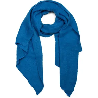 styleBREAKER XXL-Schal "Asymmetrischer unifarbener Web Schal" 1 Stk., royalblau