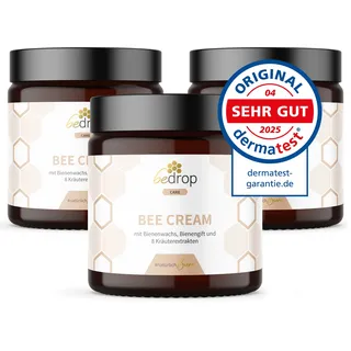 bedrop Vorteilsset: Bee Cream Bienengiftsalbe und 8 Kräuterextrakten im 3er Set Creme 3x100 ml