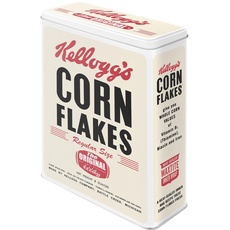 Bild Retro Vorratsdose XL, 4 l, Kellogg's Corn Flakes Retro Package – Geschenk-Idee für die Küche, Aufbewahrungsbox für Cornflakes, Vintage Design