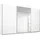 Schwebetürenschrank TOMA 360 x 210 x 62 cm Weiß