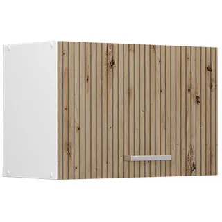 Vicco Hängeschrank R-Line Artisan-Eiche 60 cm Flach , Holzwerkstoff , 1 Fächer , Rechteckig , 60x40x31 cm , Küchen, Küchenmöbel, Küchenschränke, Küchenoberschränke