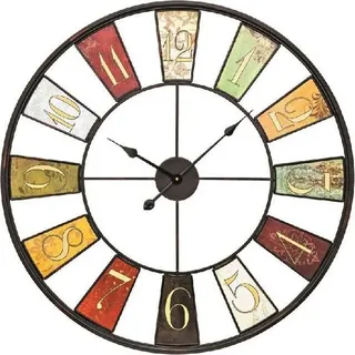 AMS Quarz-Wanduhr, Quarzwerk, D80x6cm, 9488