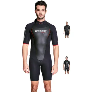 Cressi ALTUM Man 3MM Shorty Wetsuit Black/RED XXL/6