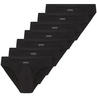 Tom Tailor Slip unifarben schwarz XL 7er Pack