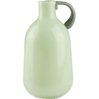AM Design "Grüne Glasvase mit grauem Griff", für einen modernen Look,