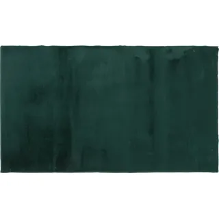 Hochflor-Teppich Dark Wonder Dunkelgrün 80 x 140 cm