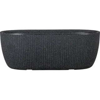 Scheurich Pflanzschale Linetto 46 cm x 17,1 cm Stony Black