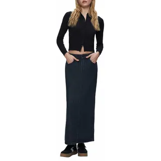 LTB Jeans Danica Skirt Damen Jeans in Grau hergestellt aus Baumwollmischung, Größe M