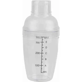 Anti -Leckage Transparentes PC -Harz -Cocktail -Shaker -Mixer mit Skala -Balken -Werkzeug (300 ml)