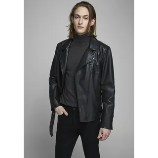 JACK & JONES Rollkragenpullover Dunkelgrau XS