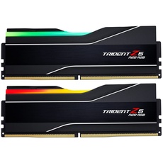 Bild Trident Z5 NEO RGB schwarz DIMM Kit 64GB, DDR5-6000, CL32-38-38-96, on-die ECC (F5-6000J3238G32GX2-TZ5NR)