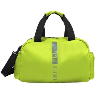 PERLETTI Reisetasche Ryanair 40 x 20 x 25 Herren Damen - Sporttasche Grün Rot Schwarz Weich Leicht Wasserdicht - Weekender Kabine Koffer 20 Liter - Reiserucksack Umhängetasche Lufthansa (Lindgrün)