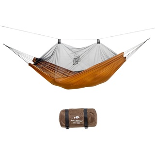 AMAZONAS Ultra-Light Hängematte Moskito Traveller PRO 450 g 220cm x 140cm Packmaß 22,5 x 9cm bis 150kg