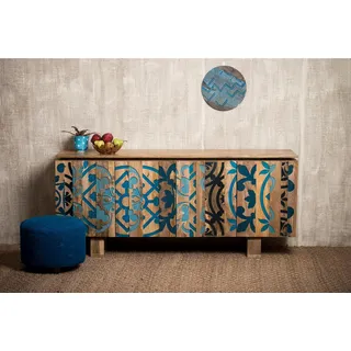 Home Affaire Layer 185 x 77 x 47 cm bunt / blau, braun