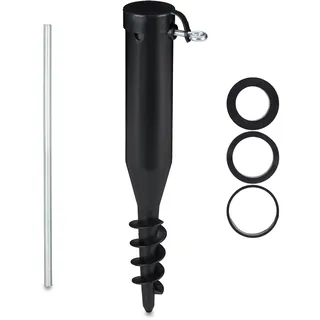 Relaxdays Bodenhülse Sonnenschirm,