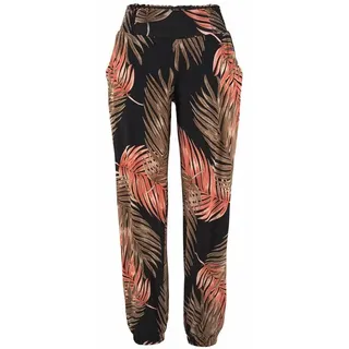 LASCANA Strandhose figurumspielend Braun/Orange 38