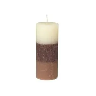 Broste copenhagen Blockkerze Rustik 'Rainbow' Espresso Martini