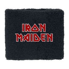 Iron Maiden Logo - Wristband Schweißband schwarz, Onesize