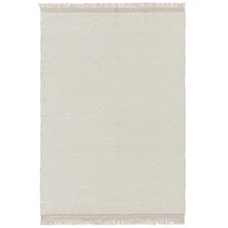 benuta Wollteppich Lana Cream 120x170 cm , Creme , Textil , Beton Optik , Rechteckig , 120x170 cm , pflegeleicht , Teppiche und Böden, Teppiche, Schafwollteppiche