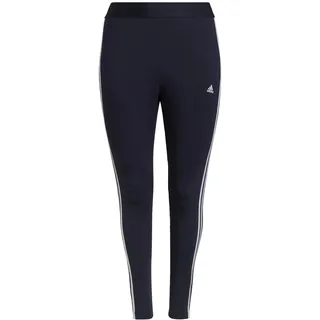 Adidas adidas, Essentials 3-Stripes (Taglie Plus), Leggings, Legende Ink/Weiß, 1X, Frau