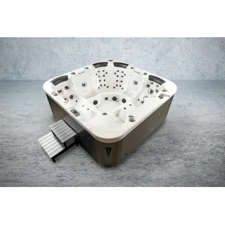 purehaven Roma 230 x 230 x 71 cm Sterling Silber/Grau