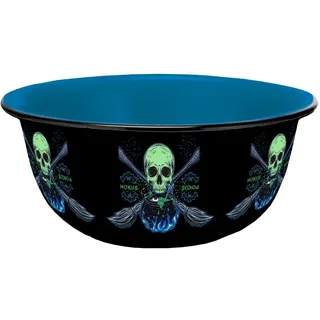 Geda Labels Müslischale Skull Witchcraft Emaille-Optik 600ml