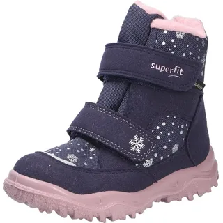 superfit Husky1 Warm Gefütterte Gore-tex Schneestiefel, Blau Rosa 8020, 22