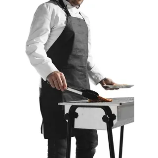 HENDI Grillschürze 810 x 660 mm Schwarz