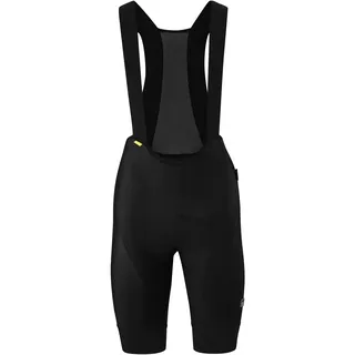 Gonso SQlab GO Bib W, Kurze Damen Träger-Radhose, Tights mit ergonomischem SQlab Sitzpolster, Innovative Schnittführung ohne Seitennaht, Enganliegende Passform, Schwarz, Gr. 40