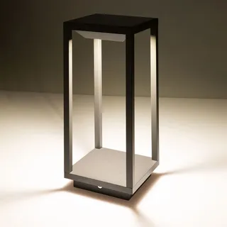 ISOLED Außenleuchte Aluminium/Metall 34,0 cm inkl. Bewegungsmelder schwarz