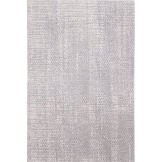 AGNELLA Diverse Eden Wohnzimmerteppich - Esszimmer, Flur, Schlafzimmer, 100% Wolle, Modern, Minimalistisch, Abstrakt Design,160 x 240 cm - Hellgrau