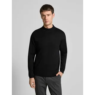 Scotch & Soda Strickpullover mit gerippten Abschlüssen, Black, M