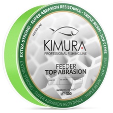 KIMURA Unisex – Erwachsene Feeder Top Abrieb Angelschnur, grün, 0.300