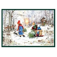 Bild Adventskalender A4 Schneefreuden im Wald