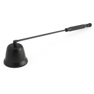 Nklaus 22cm Kerzenlöscher mit Haltegriff Metall schwarz Kerzen Zubehör Flamme Docht Designer Löscher 13222