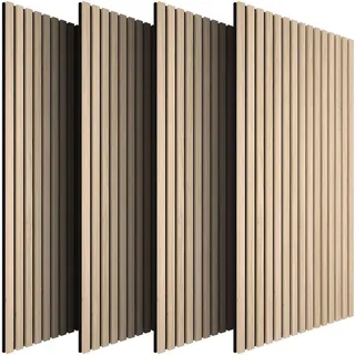 tectake Akustikpaneele Sonic Wall, je 60 x 120 x 2,1 cm, Größe flexibel anpassbar, Eiche hell , Eichefarben , Holz , 60x2.1x120 cm , Ce , Tapeten & Wandverkleidungen, Akustikpaneele