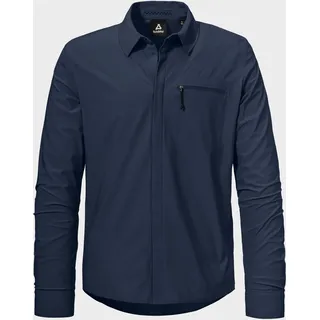 Schöffel Jersey Shirt Style Calmay Herren Hemd Blau 50